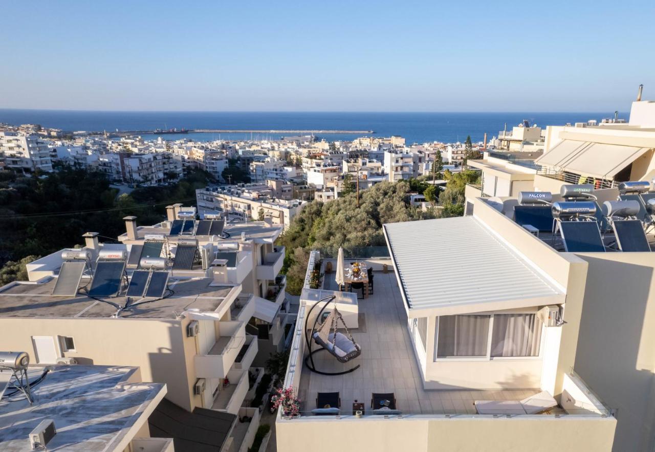 Helen Luxury Holiday House With Sea View Réthymnon Extérieur photo