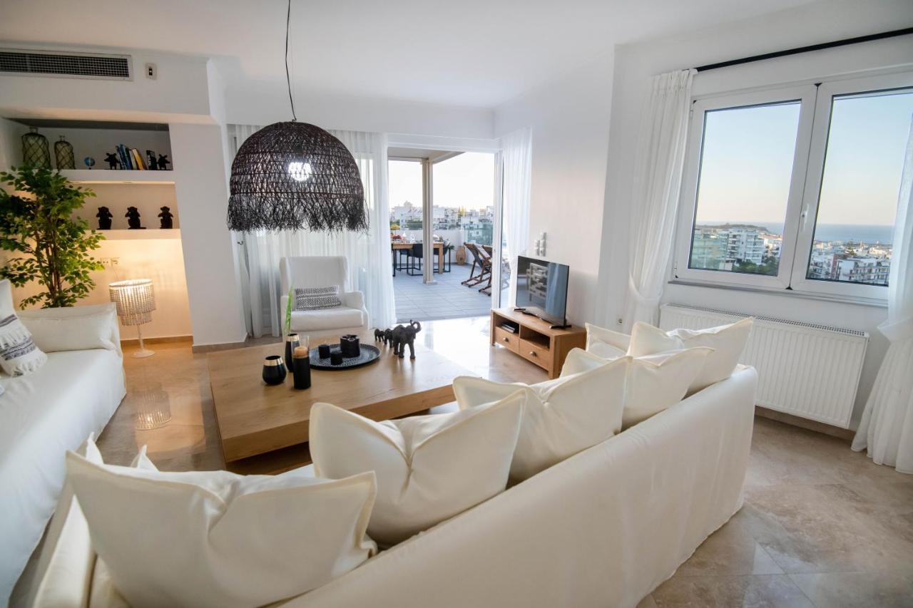 Helen Luxury Holiday House With Sea View Réthymnon Extérieur photo